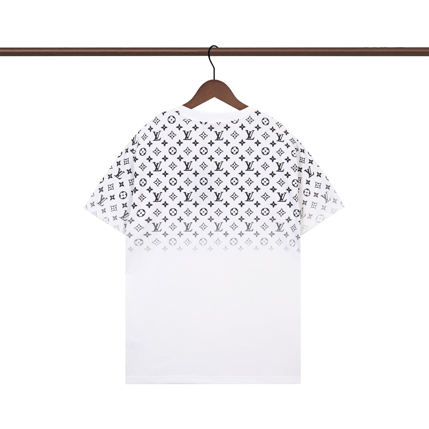 T-Shirt mit Farbverlauf-Buchstabenprint