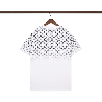 T-Shirt mit Farbverlauf-Buchstabenprint