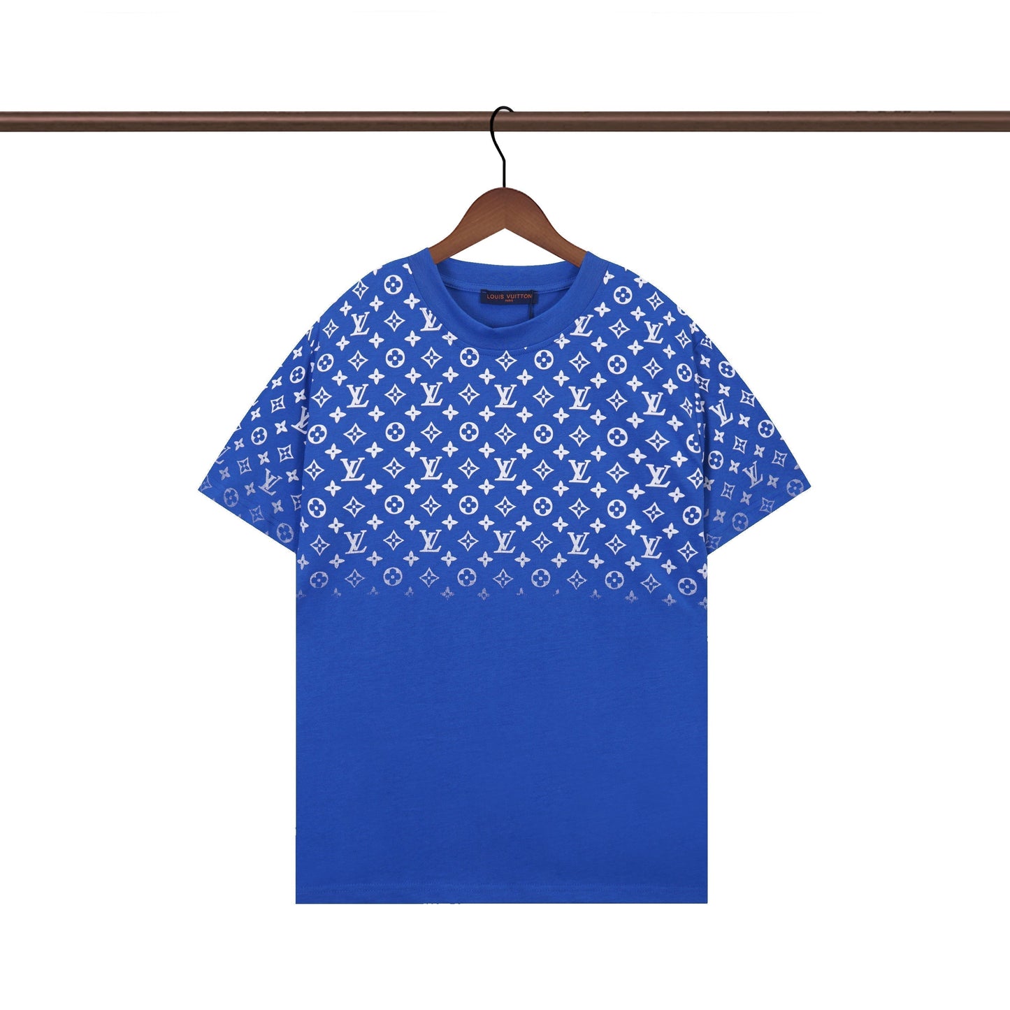 T-Shirt mit Farbverlauf-Buchstabenprint