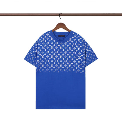 T-Shirt mit Farbverlauf-Buchstabenprint