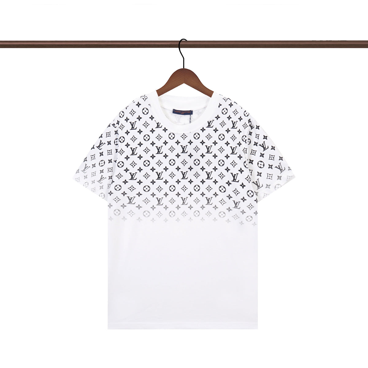 T-Shirt mit Farbverlauf-Buchstabenprint