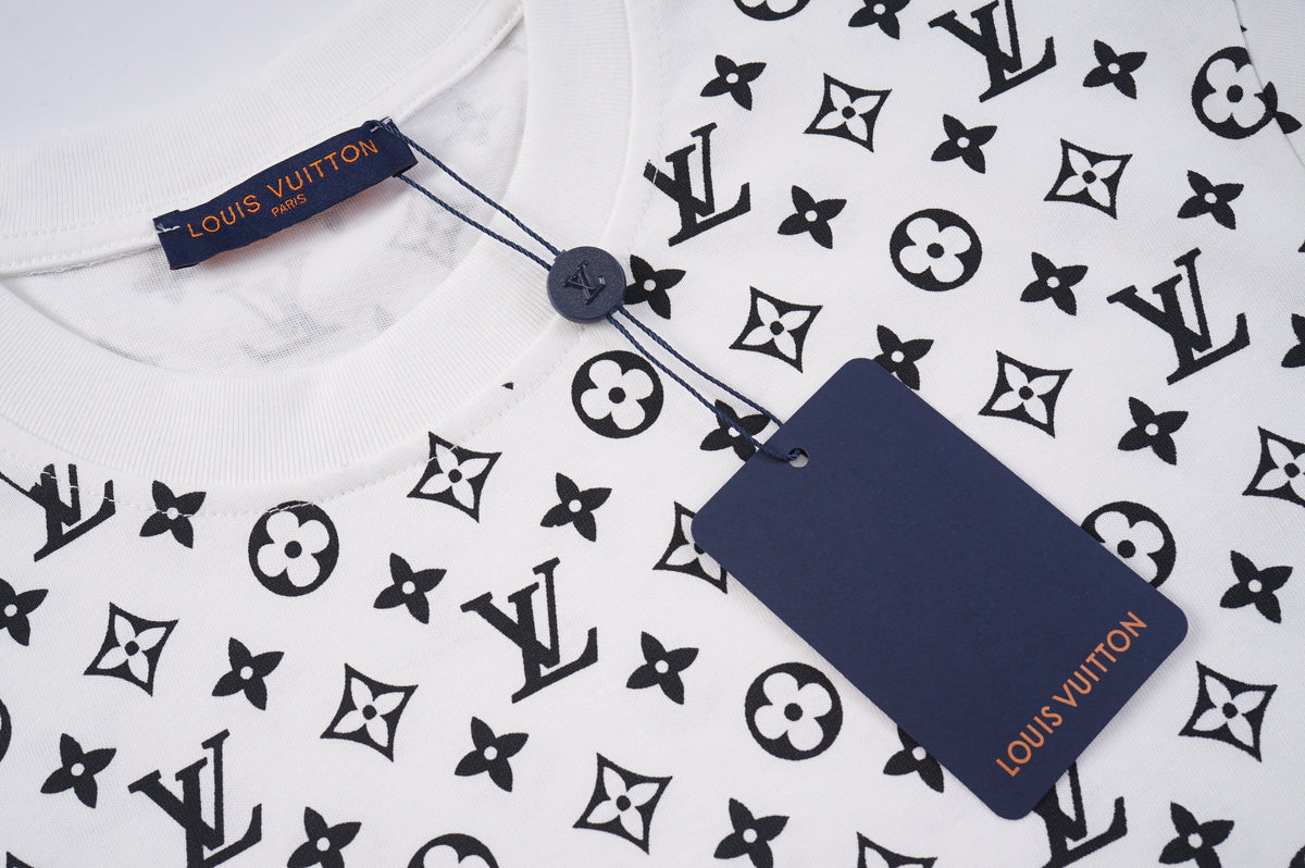 T-Shirt mit Farbverlauf-Buchstabenprint