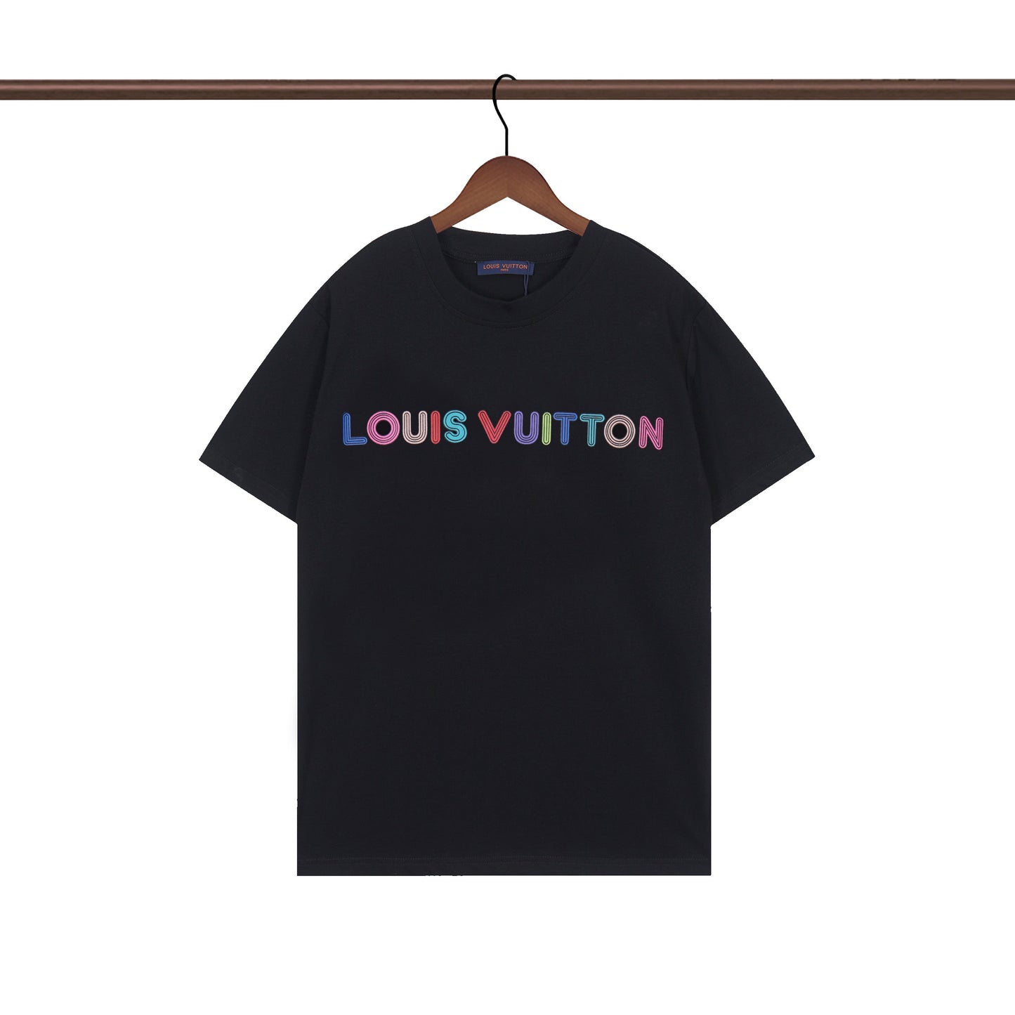 T-Shirt mit unregelmäßigem Buchstaben-Print