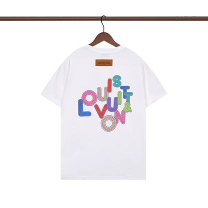 T-Shirt mit unregelmäßigem Buchstaben-Print