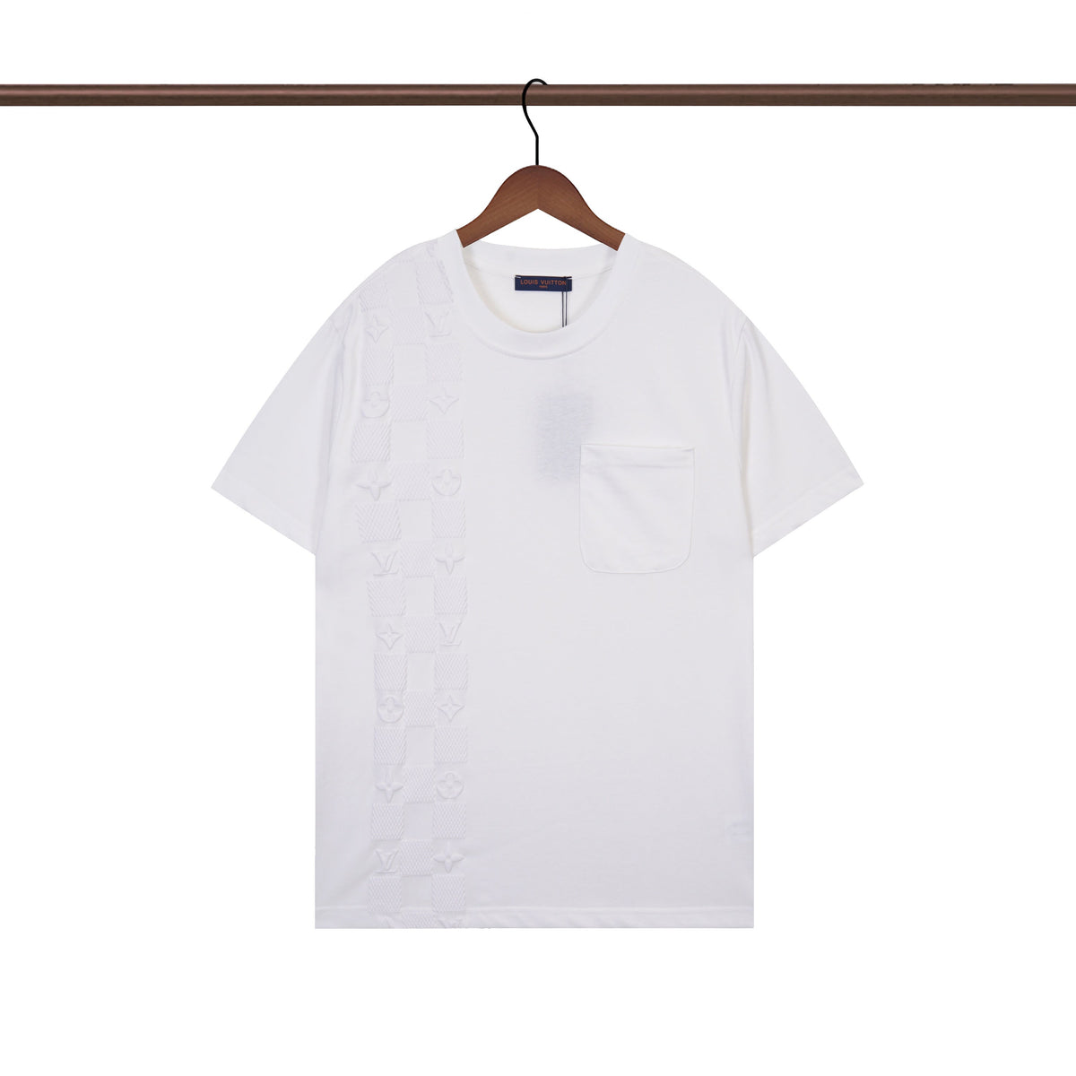 Modisches asymmetrisches Schachbrett-T-Shirt