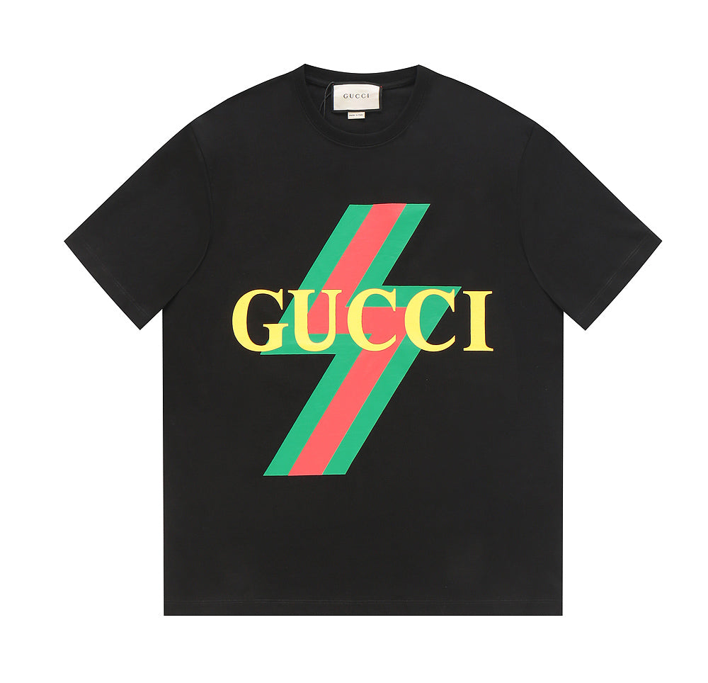 T-Shirt mit Blitz-Print
