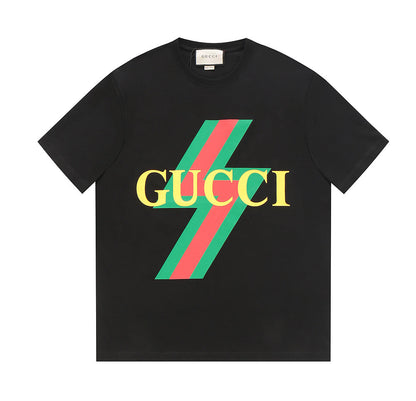 T-Shirt mit Blitz-Print