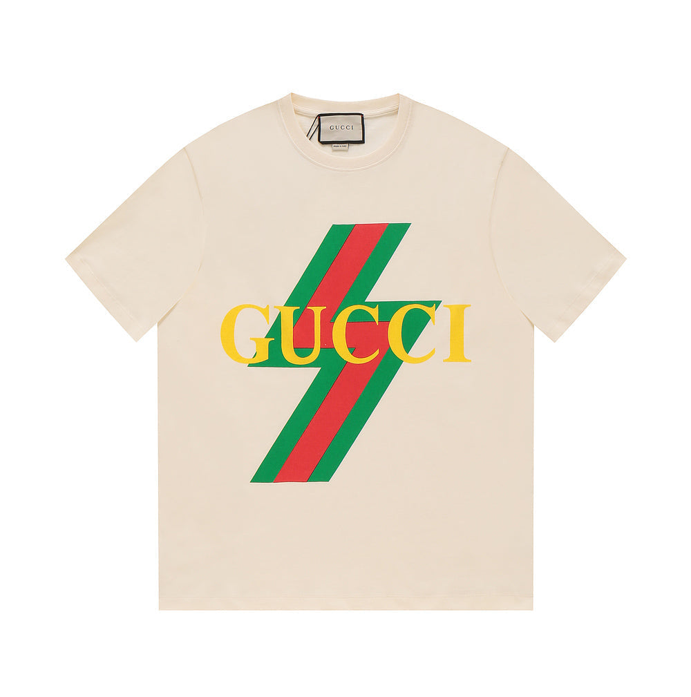 T-Shirt mit Blitz-Print