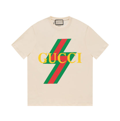 T-Shirt mit Blitz-Print