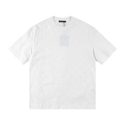 Klassisches T-Shirt mit geprägtem Muster