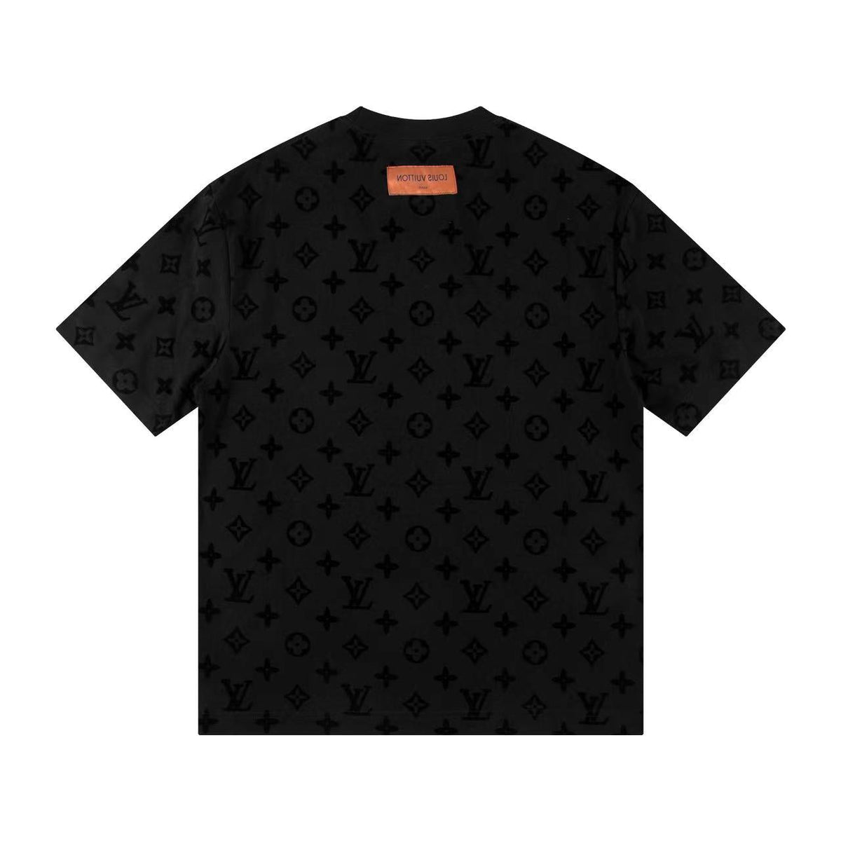 Klassisches T-Shirt mit geprägtem Muster