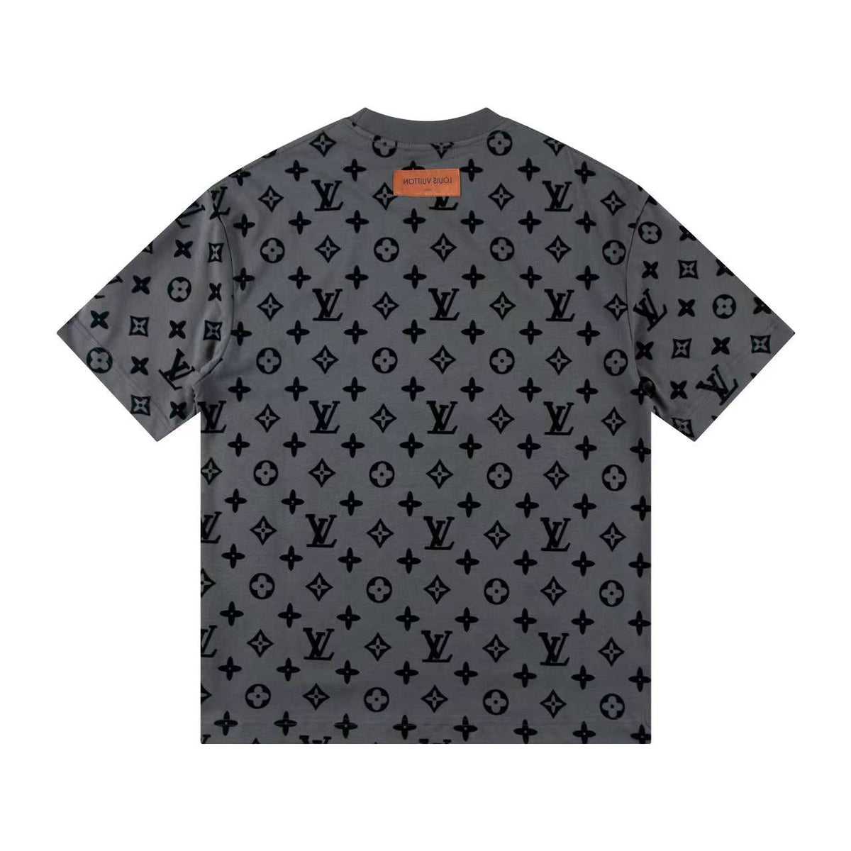 Klassisches T-Shirt mit geprägtem Muster