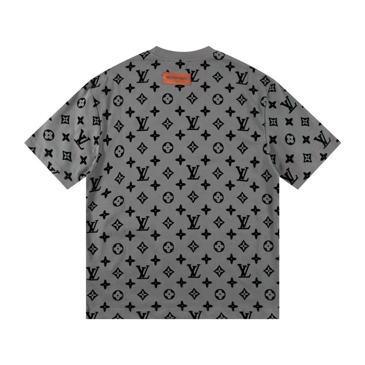 Klassisches T-Shirt mit geprägtem Muster