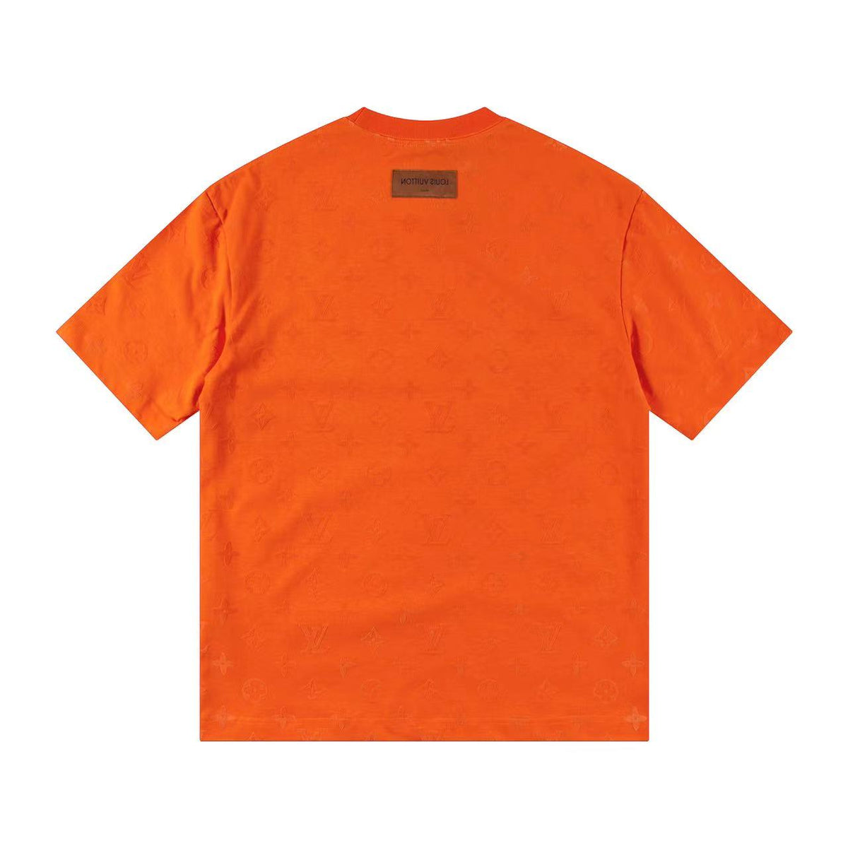Klassisches T-Shirt mit geprägtem Muster
