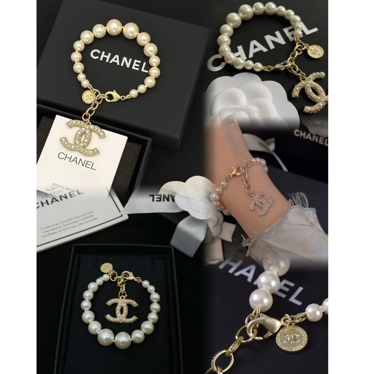 Mode Elegantes Perlenarmband