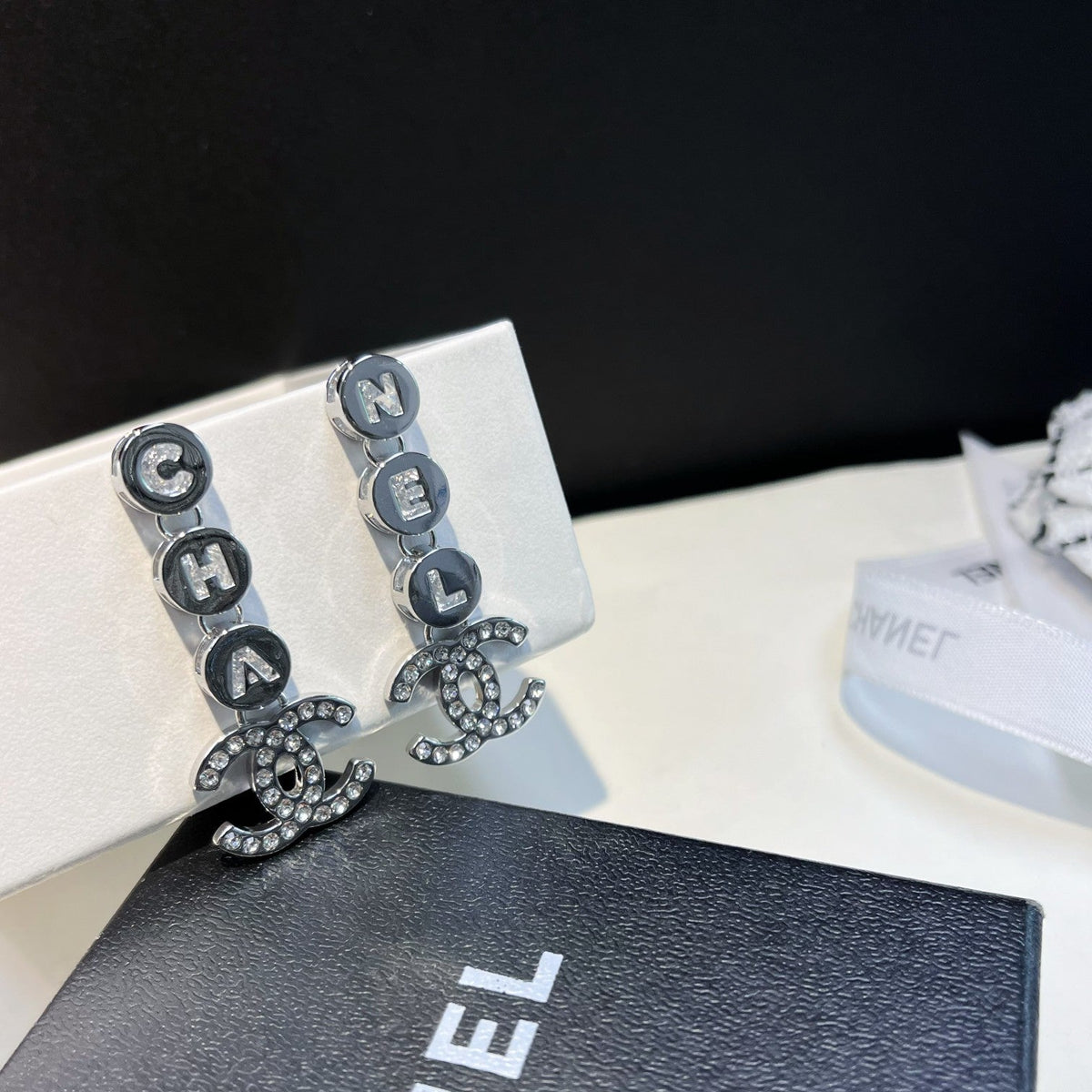 Letter Pendant Fashion Earrings