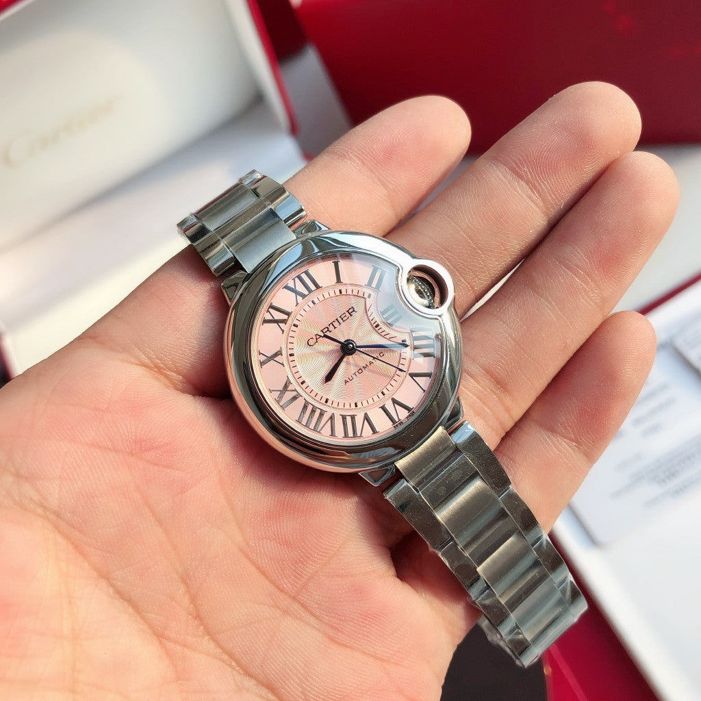 Steel Mechanical Watch 11 Style Options Crystal Marker Design Elegant Luxury Look