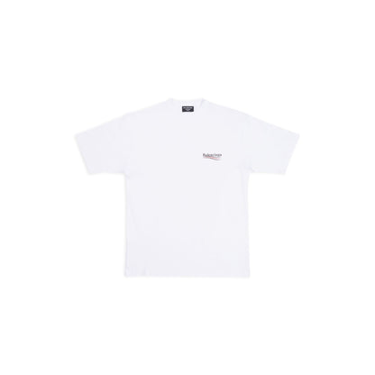 Klassisches Rundhals-Baumwoll-T-Shirt mit Print