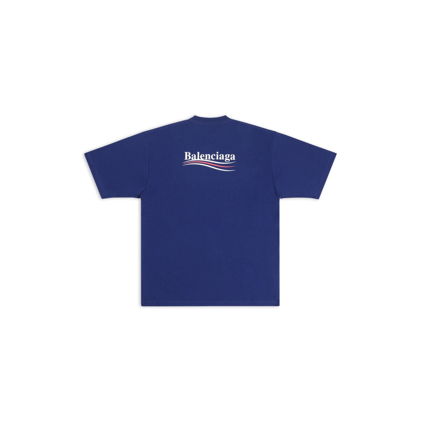Klassisches Rundhals-Baumwoll-T-Shirt mit Print