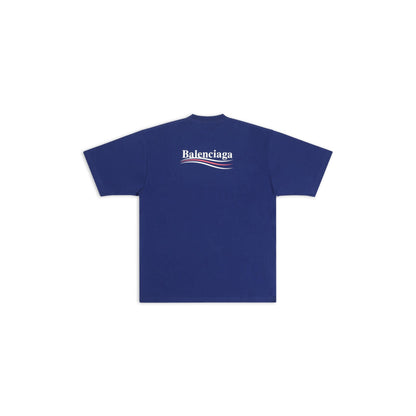 Klassisches Rundhals-Baumwoll-T-Shirt mit Print