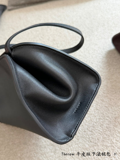 Minimalist Taupe Brown Shoulder Bag