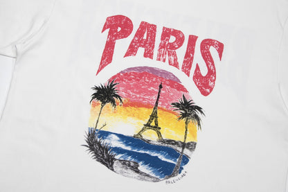 Stretch-Baumwoll-T-Shirt mit Grafikdruck (bevorzugt für den Sommer)