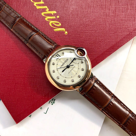 Premium Stainless Steel Mechanical Watch 10 Style Options Crystal Marker Design Elegant Luxury Look