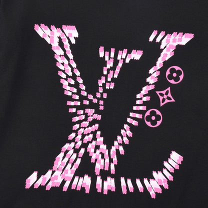 Pinkes T-Shirt mit klassischem Aufdruck