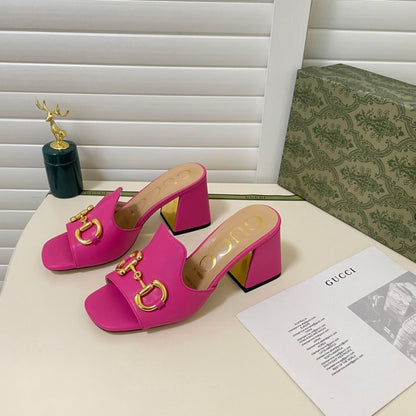 Horsebit High Heel Sandals