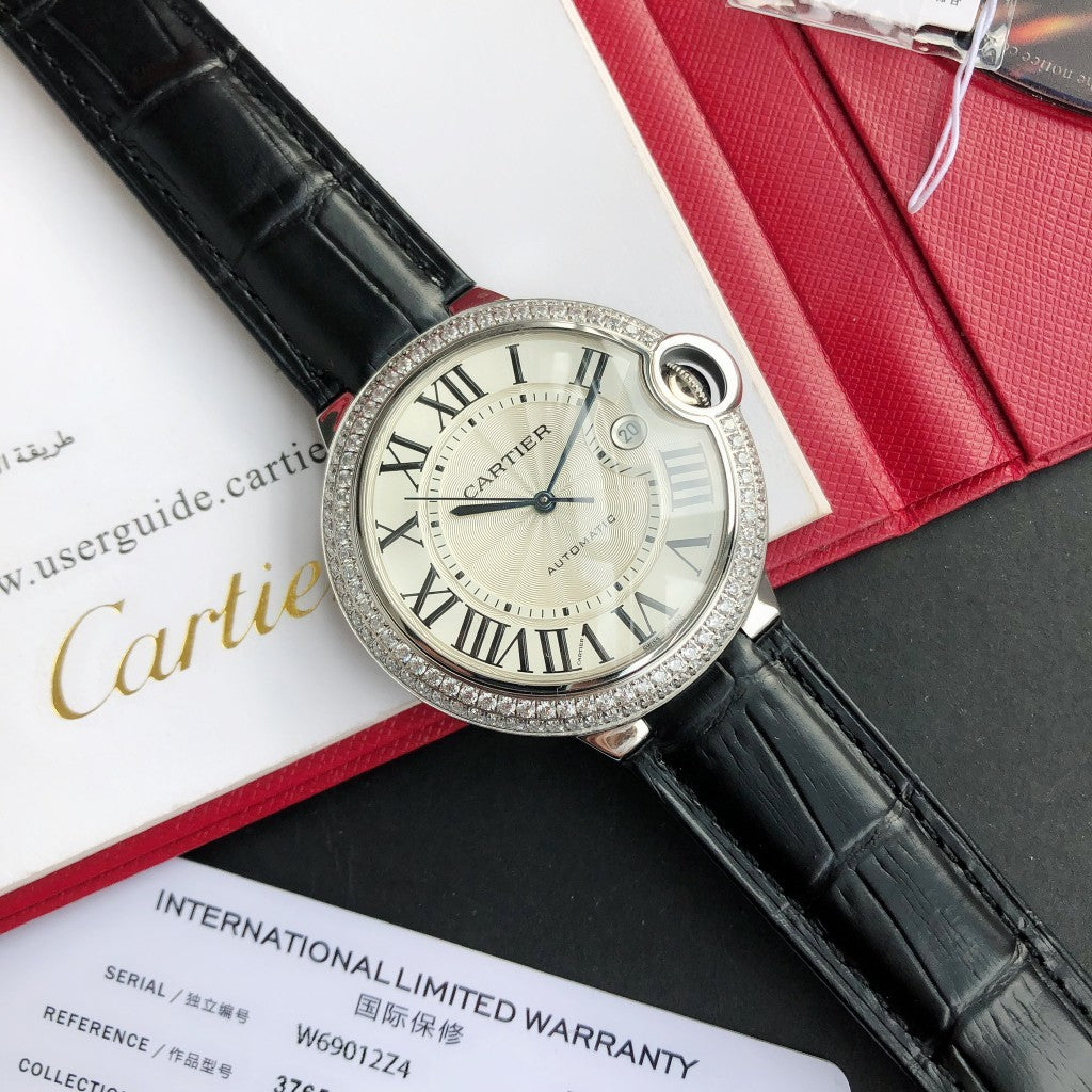 Premium Stainless Steel Mechanical Watch 11 Style Options Crystal Bezel Roman Numeral Design Luxury Look