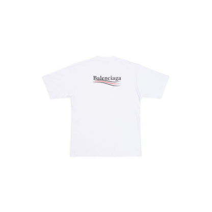 Klassisches Rundhals-Baumwoll-T-Shirt mit Print