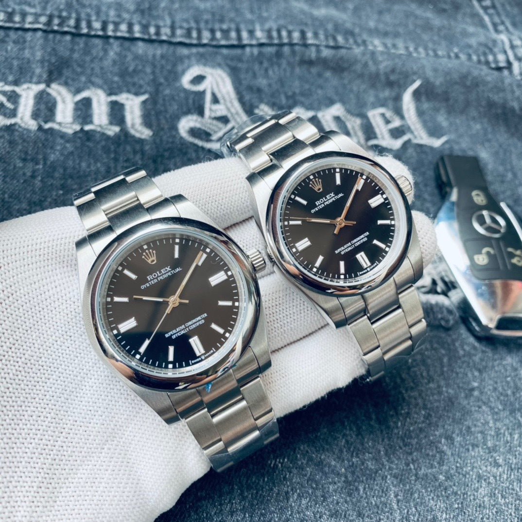 Men’s Stainless Steel Automatic Mechanical Watch – Colorful Dial Collection, Classic Luxury Style