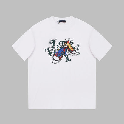 Schuhe Print T-Shirt