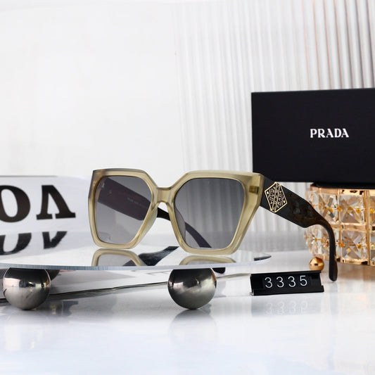 Polarized Sunglasses Personality Cat-Eye Square Frame Sunglasses 3335