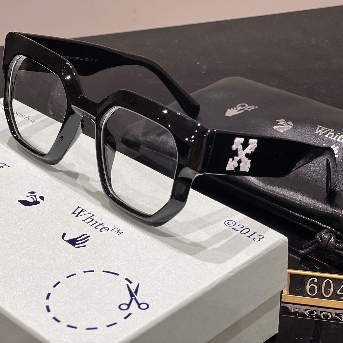 Quadratische Gestell Trendy Mode Sonnenbrille