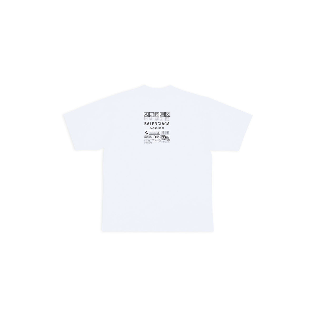 HERREN PFLEGEETIKETT T-SHIRT MITTLERE PASSFORM