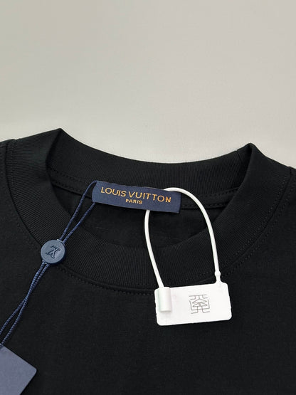 1105 Neues klassisches goldenes Monogramm-Zahnbürsten-T-Shirt