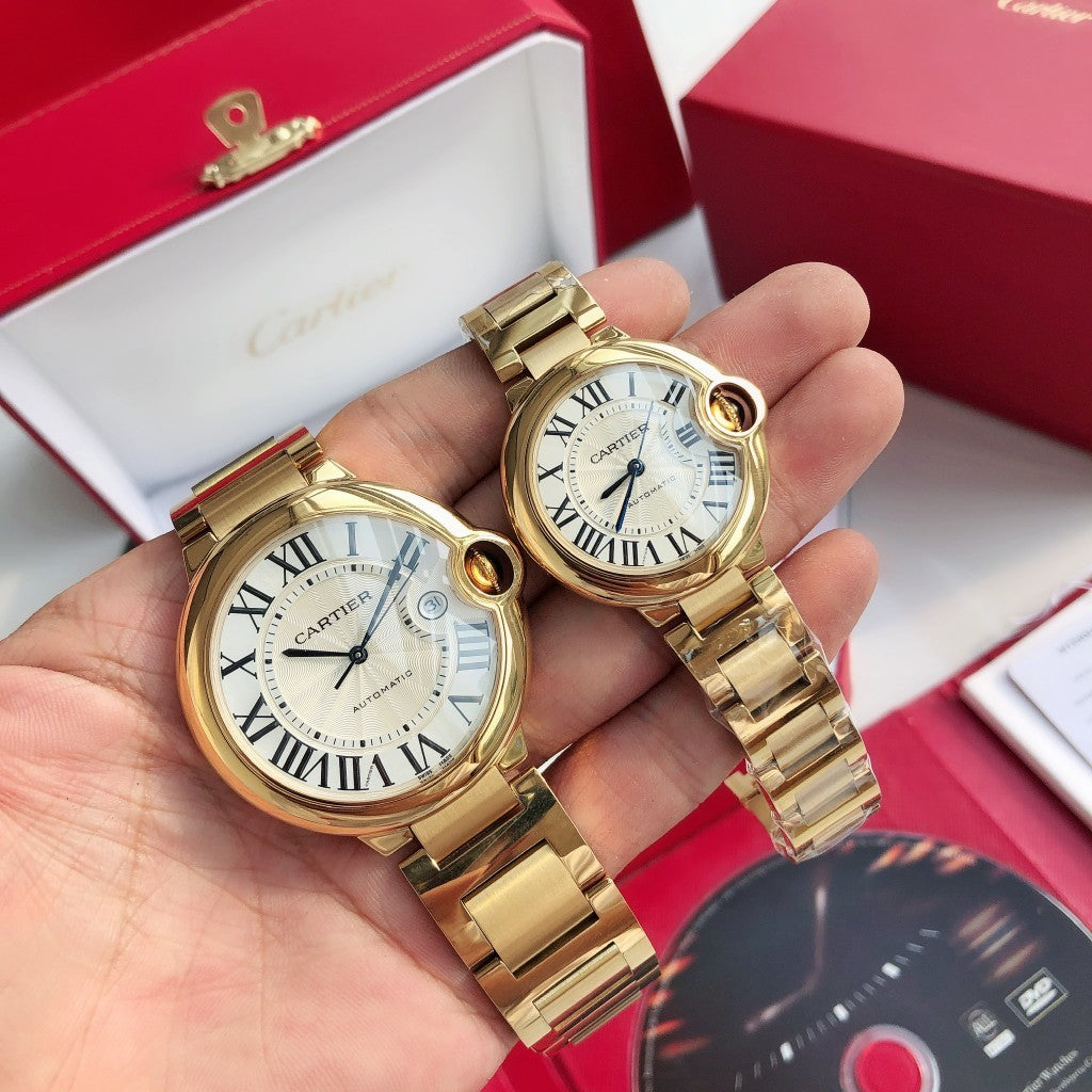 Premium Stainless Steel Mechanical Watch 8 Style Options Classic Roman Numeral Design Elegant Luxury Look