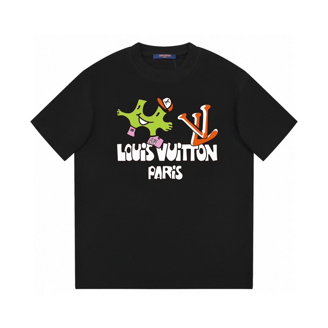 T-Shirt mit Cartoon-Aufdruck