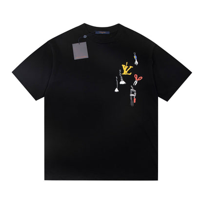 T-Shirt mit Werkzeugaufdruck