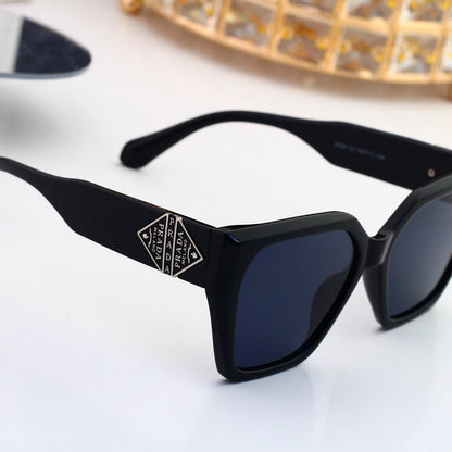 Polarized Sunglasses Personality Cat-Eye Square Frame Sunglasses 3335