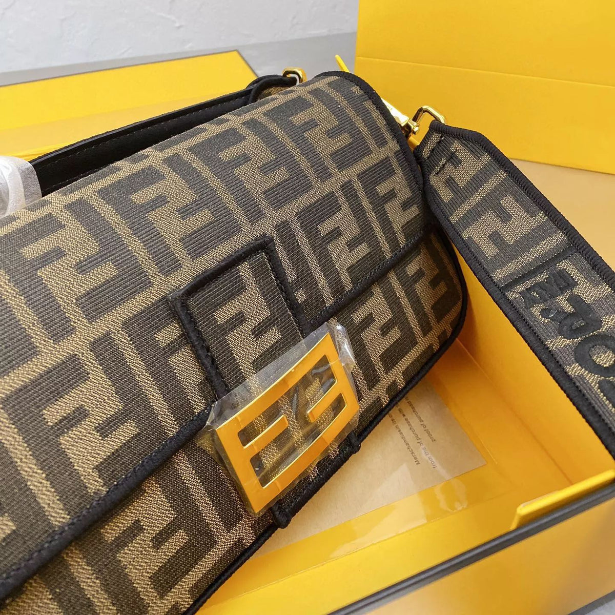 Classic Monogram Embroidered Flap Bag