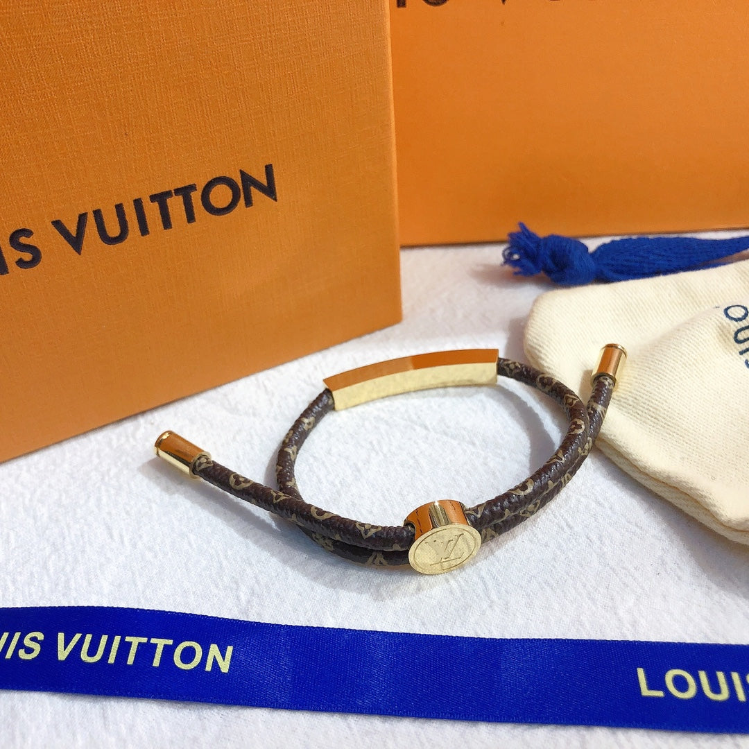 Klassisches Lederarmband mit Print