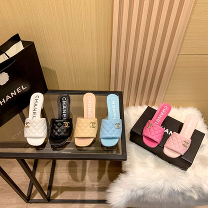 Diamantleder-Dreieck-Absatzschuhe