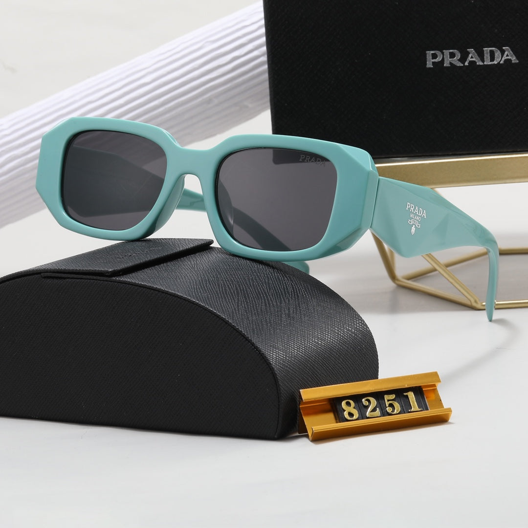 Polygonale Retro Unisex Sonnenbrille