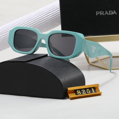 Polygonale Retro Unisex Sonnenbrille
