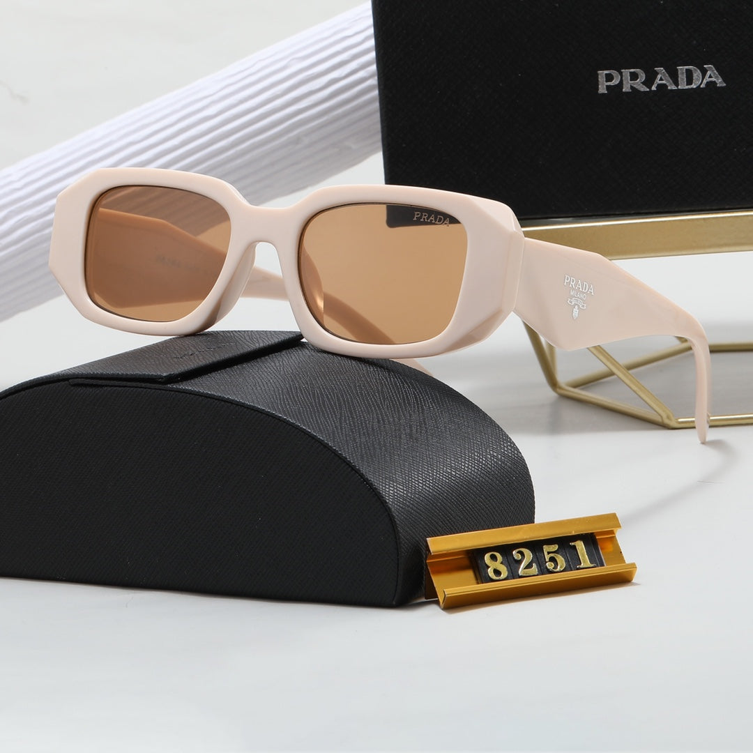 Polygonale Retro Unisex Sonnenbrille