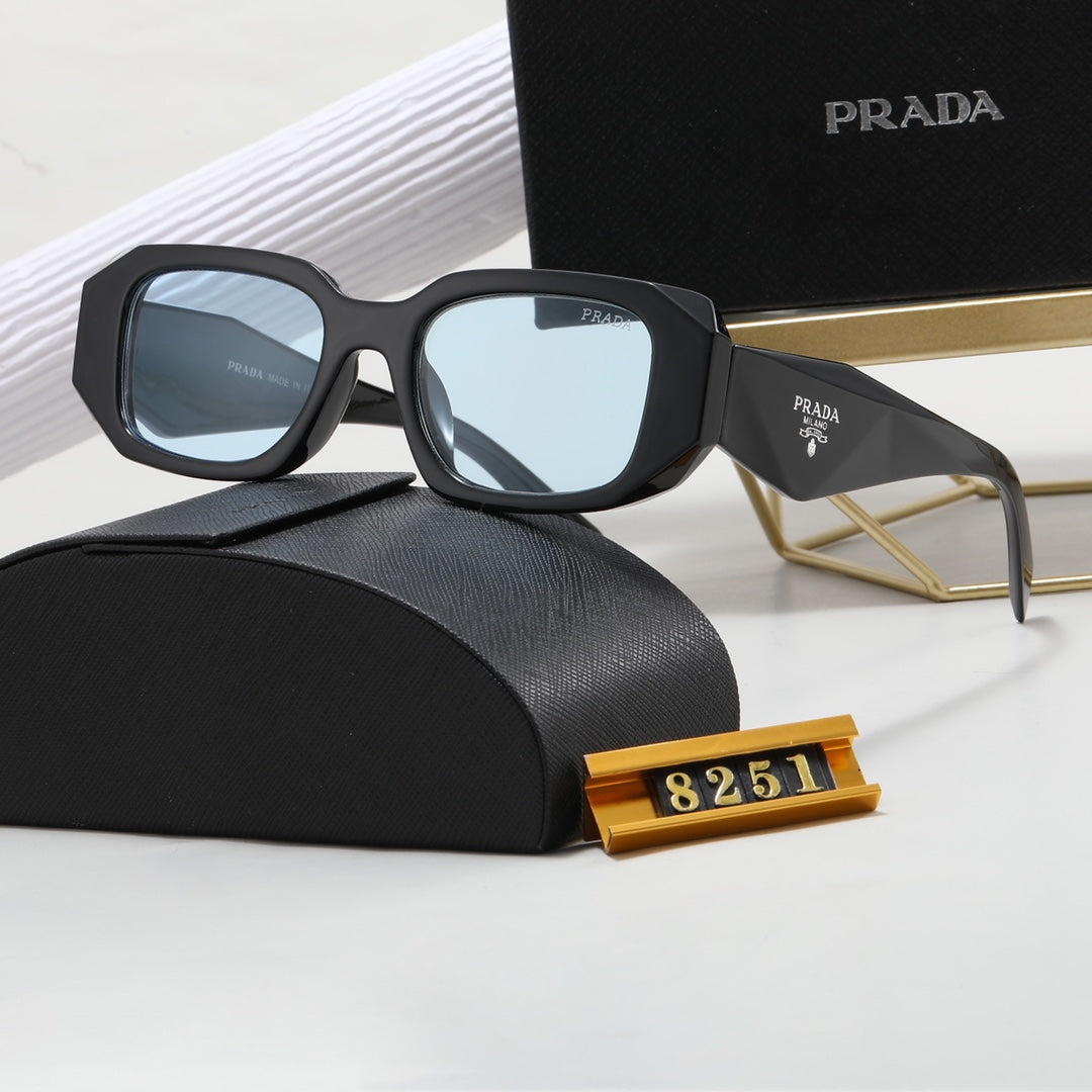 Polygonale Retro Unisex Sonnenbrille