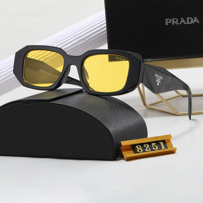 Polygonale Retro Unisex Sonnenbrille