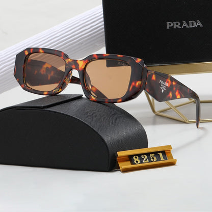 Polygonale Retro Unisex Sonnenbrille